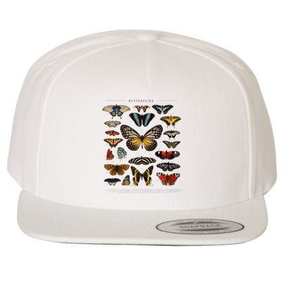 Butterfly Collection Just A Girl Who Loves Butterflies Wool Snapback Cap