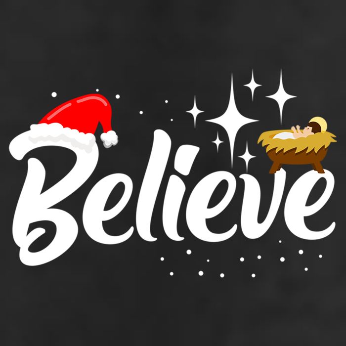 Believe Christmas Jesus Christmas Gift Hat