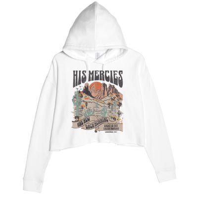 Boho Christian Jesus Apparel Faith Based His Mercies Are New Crop Fleece Hoodie