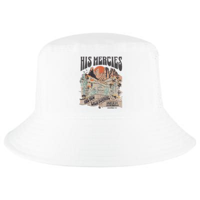 Boho Christian Jesus Faith Based His Mercies Are New Cool Comfort Performance Bucket Hat