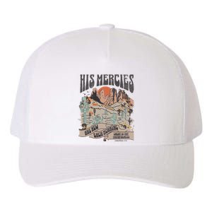 Boho Christian Jesus Apparel Faith Based His Mercies Are New Yupoong Adult 5-Panel Trucker Hat