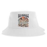 Boho Christian Jesus Apparel Faith Based His Mercies Are New Sustainable Bucket Hat