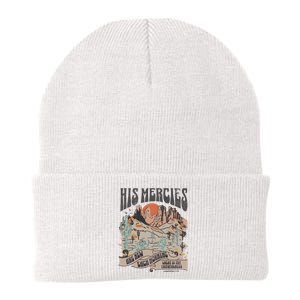 Boho Christian Jesus Apparel Faith Based His Mercies Are New Knit Cap Winter Beanie