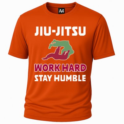 Best Classic Jiu Jitsu Gift Work Hard Stay Humble Meaningful Gift Cooling Performance Crew T-Shirt