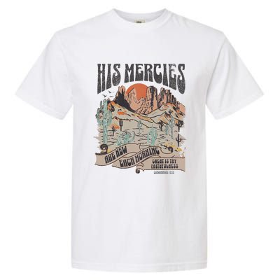 Boho Christian Jesus Apparel Faith Based His Mercies Are New Garment-Dyed Heavyweight T-Shirt