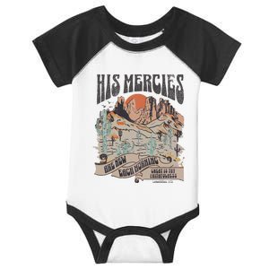 Boho Christian Jesus Apparel Faith Based His Mercies Are New Infant Baby Jersey Bodysuit