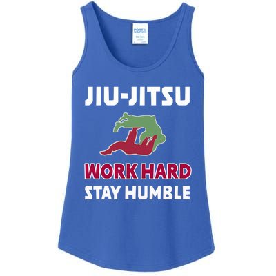 Best Classic Jiu Jitsu Gift Work Hard Stay Humble Meaningful Gift Ladies Essential Tank