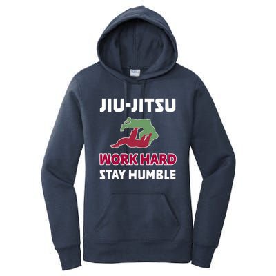 Best Classic Jiu Jitsu Gift Work Hard Stay Humble Meaningful Gift Women's Pullover Hoodie