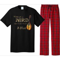 Bard Class Joke For Fantasy Games Player B Flat Pun Pajama Set