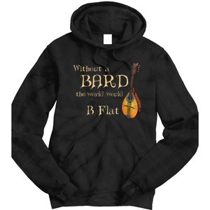 Bard Class Joke For Fantasy Games Player B Flat Pun Tie Dye Hoodie