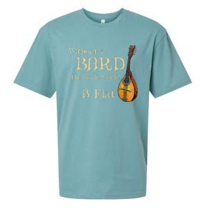 Bard Class Joke For Fantasy Games Player B Flat Pun Sueded Cloud Jersey T-Shirt