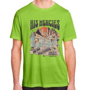 Boho Christian Jesus Faith Based His Mercies Are New Adult ChromaSoft Performance T-Shirt