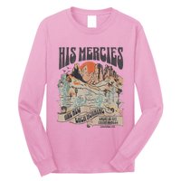 Boho Christian Jesus Faith Based His Mercies Are New Long Sleeve Shirt