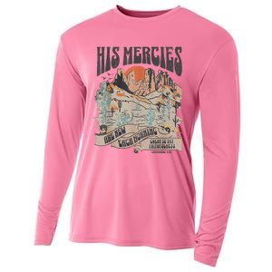 Boho Christian Jesus Faith Based His Mercies Are New Cooling Performance Long Sleeve Crew