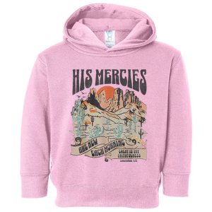 Boho Christian Jesus Faith Based His Mercies Are New Toddler Hoodie