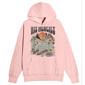 Boho Christian Jesus Faith Based His Mercies Are New Urban Pullover Hoodie