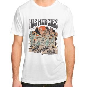 Boho Christian Jesus Apparel Faith Based His Mercies Are New Adult ChromaSoft Performance T-Shirt