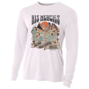 Boho Christian Jesus Apparel Faith Based His Mercies Are New Cooling Performance Long Sleeve Crew