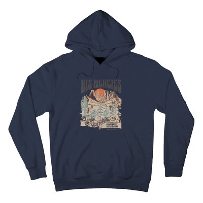 Boho Christian Jesus Apparel Faith Based His Mercies Are New Hoodie