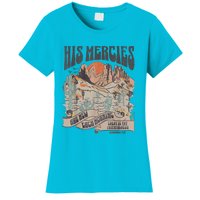 Boho Christian Jesus Apparel Faith Based His Mercies Are New Women's T-Shirt