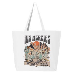 Boho Christian Jesus Apparel Faith Based His Mercies Are New 25L Jumbo Tote