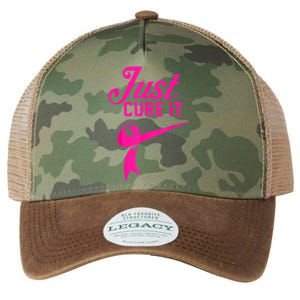 Breast Cancer Just Cure It Legacy Tie Dye Trucker Hat