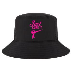 Breast Cancer Just Cure It Cool Comfort Performance Bucket Hat