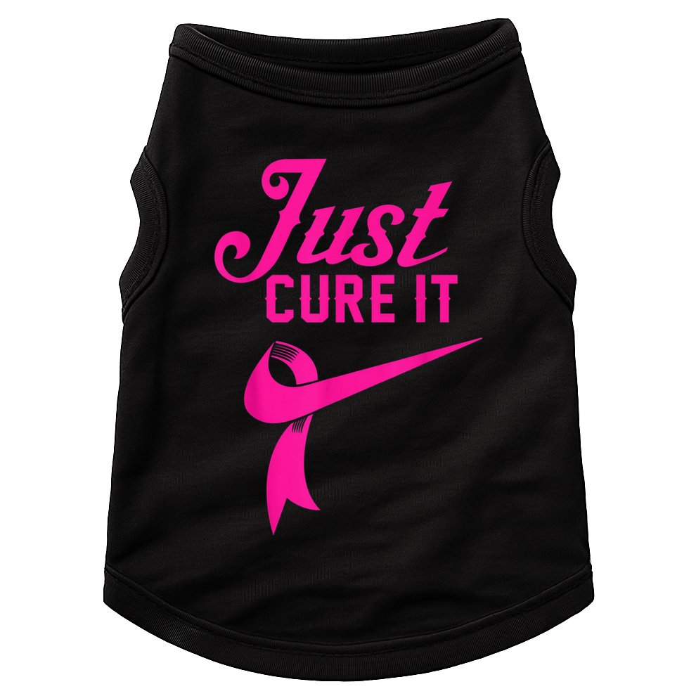 Breast Cancer Just Cure It Doggie Tank