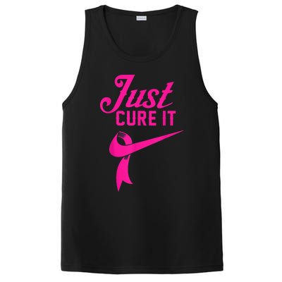 Breast Cancer Just Cure It PosiCharge Competitor Tank