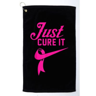 Breast Cancer Just Cure It Golf Towel