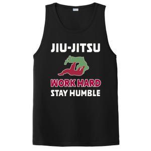 Best Classic Jiu Jitsu Gift Work Hard Stay Humble Meaningful Gift PosiCharge Competitor Tank