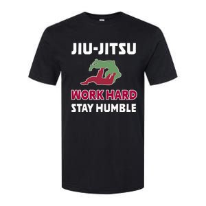 Best Classic Jiu Jitsu Gift Work Hard Stay Humble Meaningful Gift Softstyle CVC T-Shirt