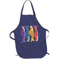 Bright Colorful Japanese Koi Carp Fish Apron