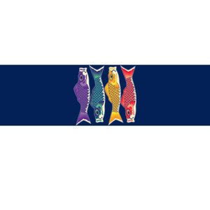 Bright Colorful Japanese Koi Carp Fish Bumper Sticker