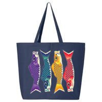 Bright Colorful Japanese Koi Carp Fish 25L Jumbo Tote