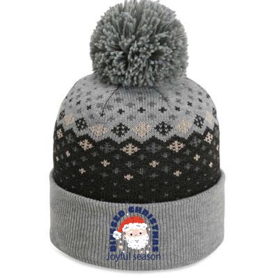 Blessed Christmas Joyful Season Santa Claus The Baniff Cuffed Pom Beanie