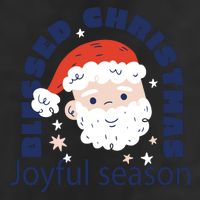 Blessed Christmas Joyful Season Santa Claus Trucker Hat