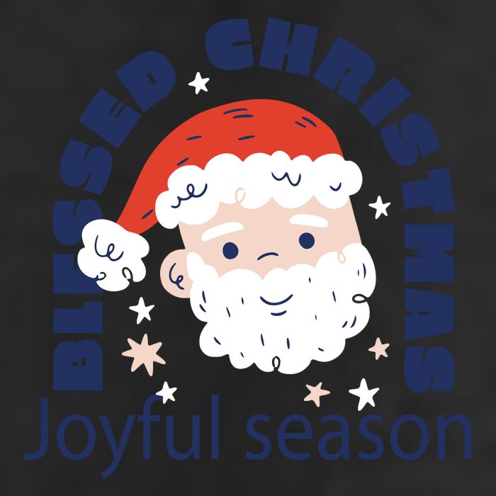 Blessed Christmas Joyful Season Santa Claus Trucker Hat