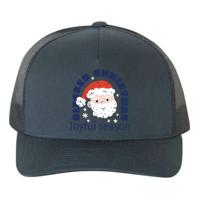 Blessed Christmas Joyful Season Santa Claus Yupoong Adult 5-Panel Trucker Hat