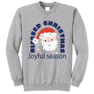 Blessed Christmas Joyful Season Santa Claus Sweatshirt