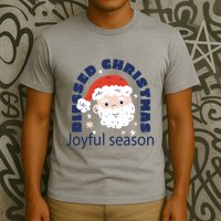 Blessed Christmas Joyful Season Santa Claus T-Shirt