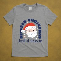 Blessed Christmas Joyful Season Santa Claus T-Shirt