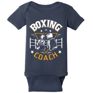 Boxing Coach Kickboxing Kickboxer Gym Boxer Baby Bodysuit