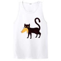 Black Cat Kamala Harris With Trump Hair Sarcastic Anti Trump PosiCharge Competitor Tank