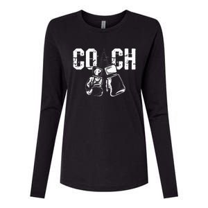 Boxing Coach Kickboxing Kickboxer Gym Boxer Womens Cotton Relaxed Long Sleeve T-Shirt