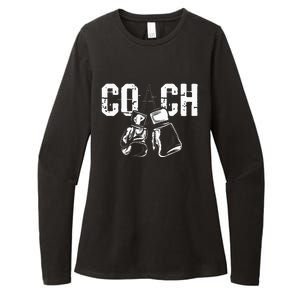 Boxing Coach Kickboxing Kickboxer Gym Boxer Womens CVC Long Sleeve Shirt