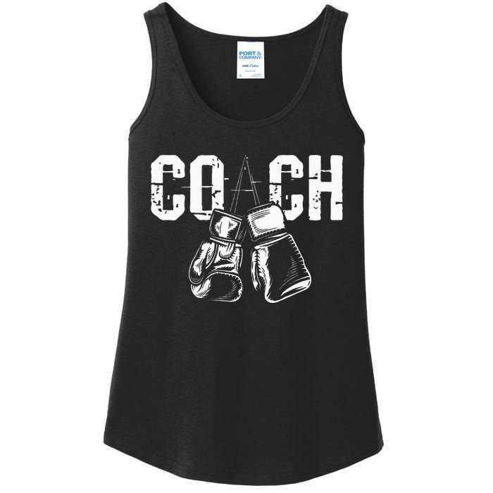 Boxing Coach Kickboxing Kickboxer Gym Boxer Ladies Essential Tank