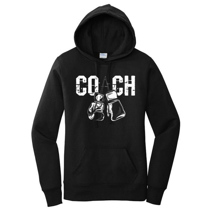 Boxing Coach Kickboxing Kickboxer Gym Boxer Women's Pullover Hoodie