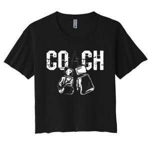 Boxing Coach Kickboxing Kickboxer Gym Boxer Women's Crop Top Tee