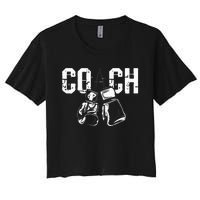 Boxing Coach Kickboxing Kickboxer Gym Boxer Women's Crop Top Tee